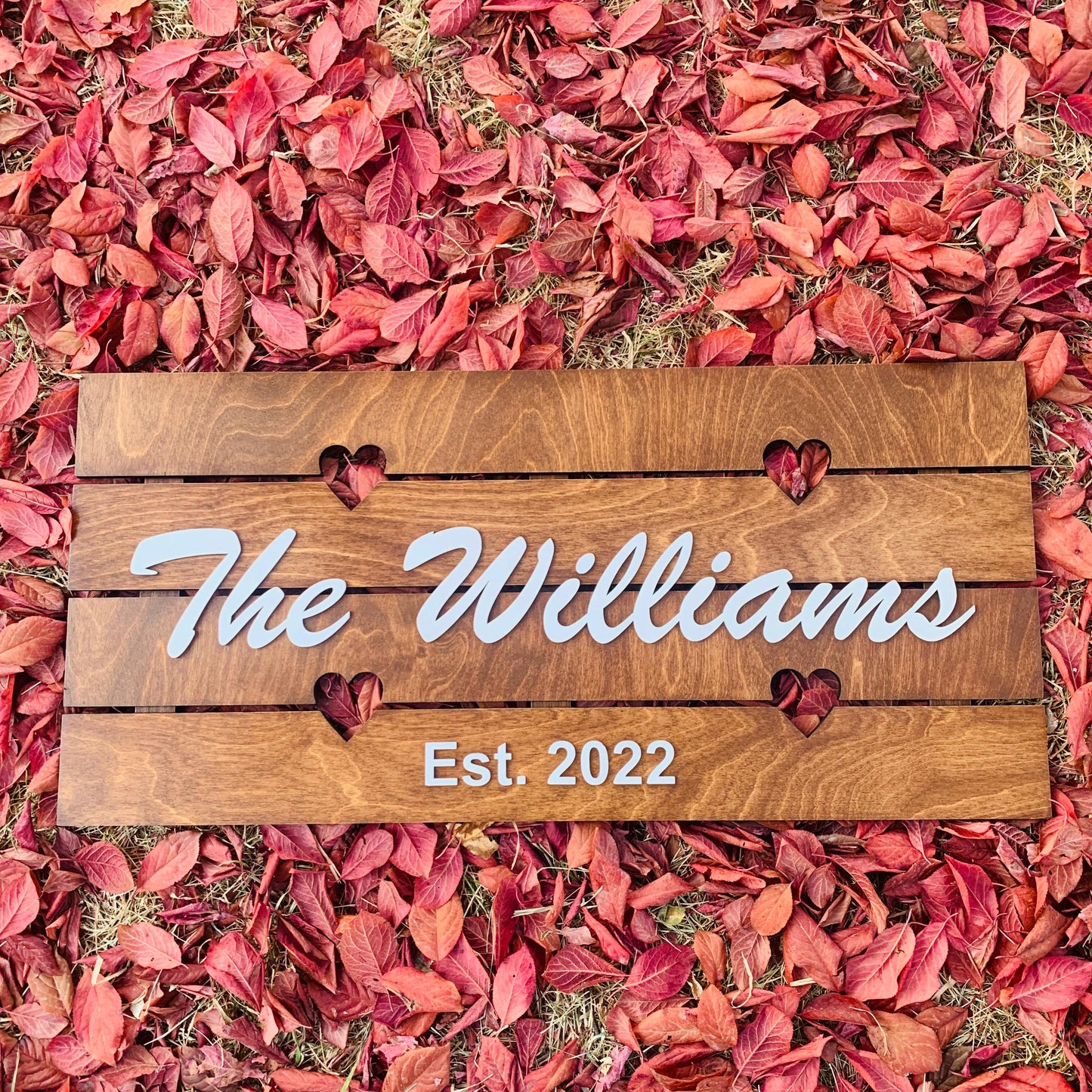 Wooden Name Sign, Personalized and Custom, Wedding Gifts for Couples