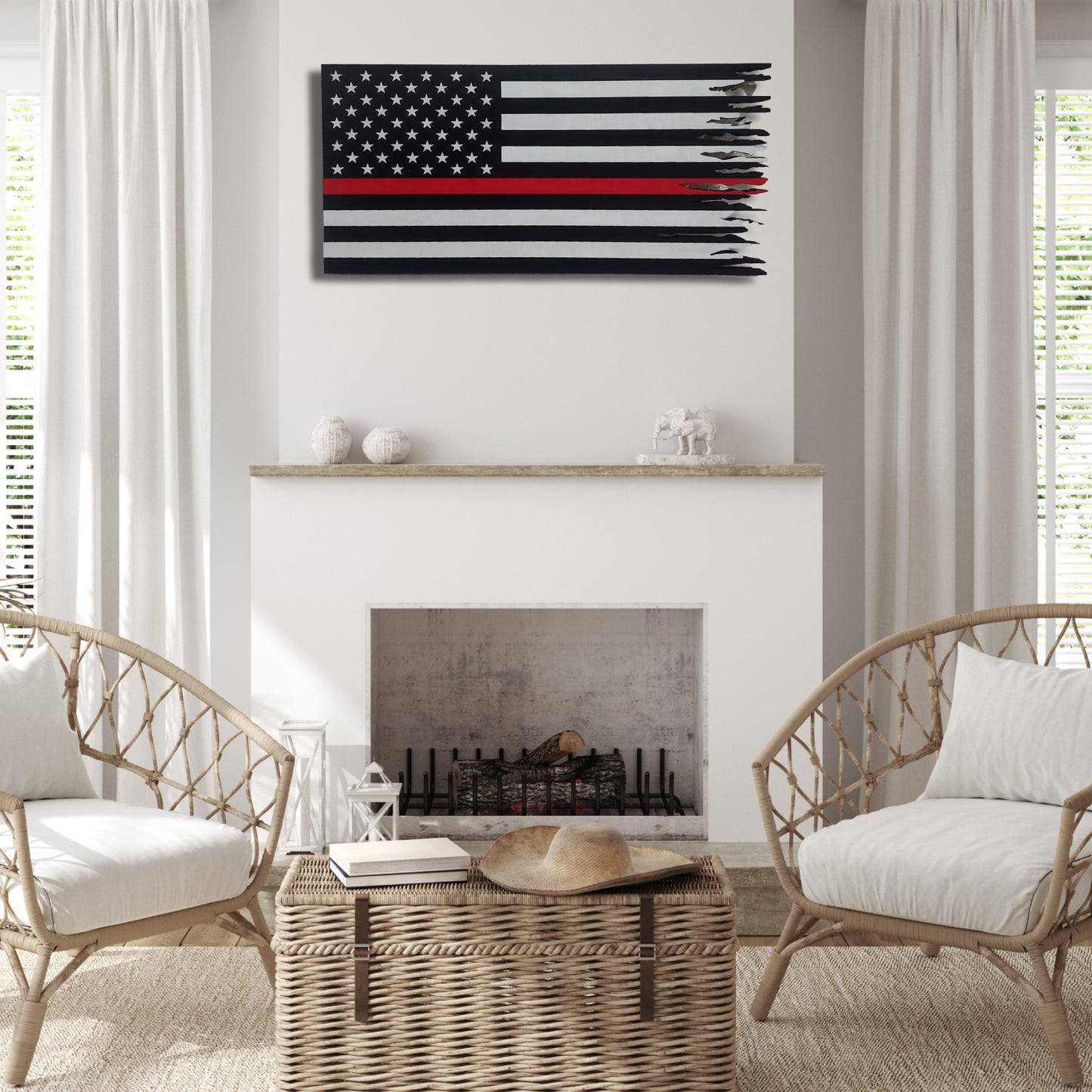 Custom Wooden American Flag, Wooden us flag