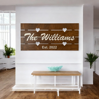 Wooden Name Sign, Personalized and Custom, Wedding Gifts for Couples