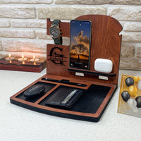 Venocci Mahogany Wood Docking Station gifts for mens birthday gift.