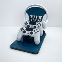 Personalisierter Gaming-Controller-Ständer / Kopfhörerhalter, personalisierte Jubiläumsgeschenke für ihn