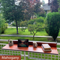 Balcony Bar Table, Space Saver Railing Pub Table Patio,